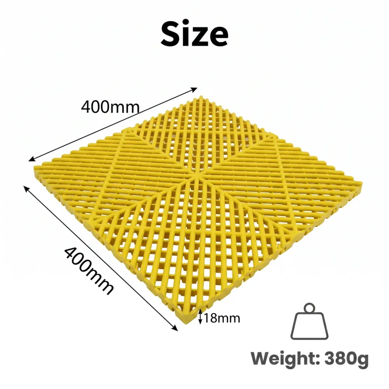 HY013-L interlocking floor tile size reference
