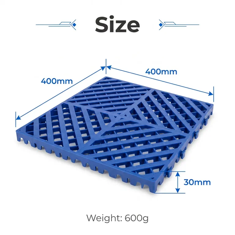 HY015 interlocking floor tile size reference
