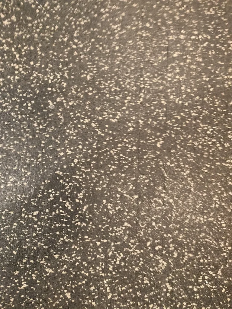 Speckled rubber surface detail
